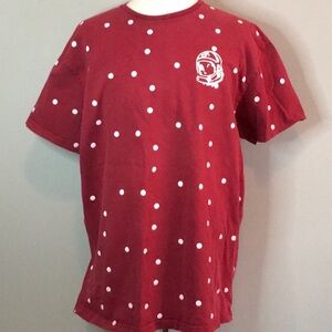 Billionaire Boys Club Astronaut Dot T-shirt in 100% Red Cotton (3XL)
